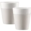 Tasses BODUM - Bistro En Porcelaine Avec Bande Silicone Blanche 2x30cl -Café Soldes Boutique mug bistro bodum 30cl blanche