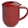 Mug Avec Infuseur Et Couvercle 300ml Rouge -LOVERAMICS 1 Mug Avec Infuseur Et Couvercle 300ml Rouge -LOVERAMICS -Café Soldes Boutique mugrouge 300ml