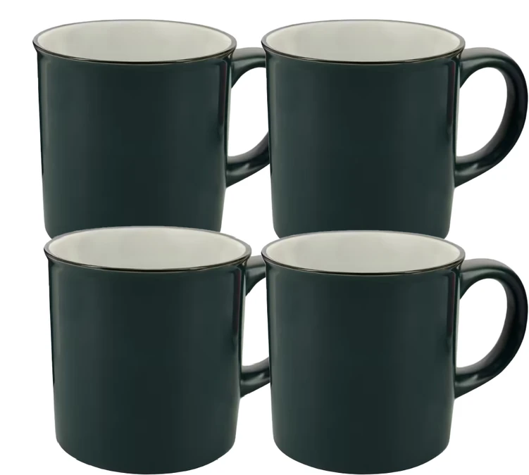 Mug AOC - Retro Bleu Canard - 4x 250 Ml 3 Mug AOC - Retro Bleu Canard - 4x 250 Ml