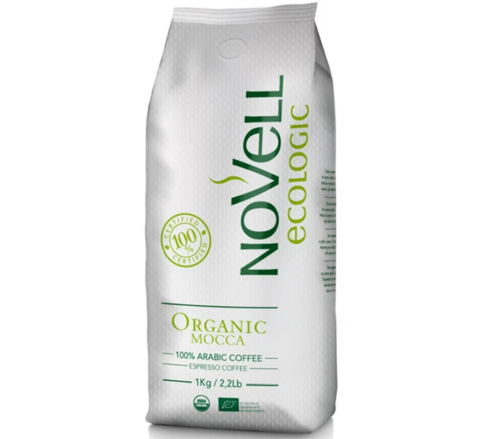Café En Grains Novell Organic Mocca - 100% Arabica - 1kg 3 Café En Grains Novell Organic Mocca - 100% Arabica - 1kg