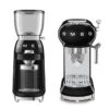 Set Petit-Déjeuner Machine Expresso ECF01BLEU Et Moulin à Café CGF01BLEU Noir - SMEG -Café Soldes Boutique pack noir 1