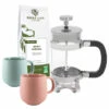 Pack Découverte " Consommer Mieux " - Cafetière à Piston 1L / 8 Tasses- Exclusivité MaxiCoffee -Café Soldes Boutique packconsommermieuxcafeengraincafetierepistonmugs 1