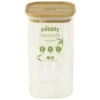 Boîte De Conservation Carrée - En Verre Et Bambou 1.4L - PEBBLY -Café Soldes Boutique pebbly14