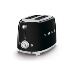 Set Petit-Déjeuner Grille-Pain TSF01BLEU Et Bouilloire KLF05BLEU Noir - SMEG -Café Soldes Boutique pr