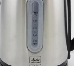 Bouilloire Melitta Prime Aqua Noir Inox 1.7L -Café Soldes Boutique primeaqua 17l fen