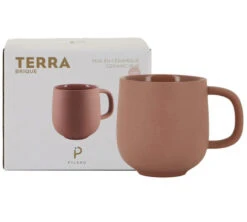 2 Mugs PYLANO Terra Brique - 33 Cl -Café Soldes Boutique pylano mug brique 3 1