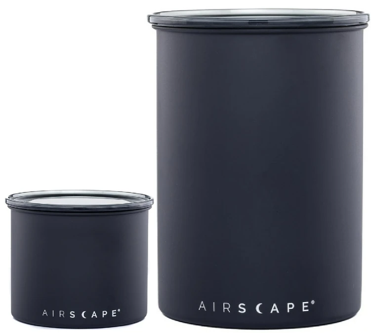 Lot 2 Boîtes Conservatrices Noir Mat Avec Vide D'air 500g Et 250g - Airscape 3 Lot 2 Boîtes Conservatrices Noir Mat Avec Vide D'air 500g Et 250g - Airscape
