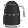 Bouilloire SMEG KLF03BLMEU Noir Mat - 1.7L + Offre Cadeau -Café Soldes Boutique smeg bouil noirmat1