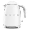 Bouilloire SMEG KLF03WHMEU Blanc Mat - 1.7L + Offre Cadeau -Café Soldes Boutique smeg bouilloire blanche1