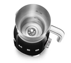 Chocolatière MFF11BLEU SMEG - Noir -Café Soldes Boutique smeg chocolatiere noir3