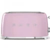 Grille-pain Smeg TSF02PKEU 4 Tranches - Rose -Café Soldes Boutique smeg grillepain rose 4 1