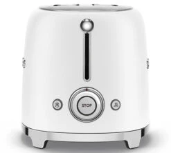 Grille-pain SMEG TSF01WHMEU 2 Tranches Blanc Mat -Café Soldes Boutique smeg grilpain bmat4