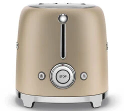 Grille-pain TSF01CHMEU 2 Tranches Or Mat - SMEG -Café Soldes Boutique smeg grilpain ormat3