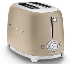 Grille-pain TSF01CHMEU 2 Tranches Or Mat - SMEG -Café Soldes Boutique smeg grilpainormat4