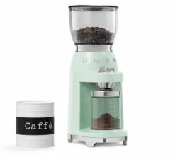 Set Petit-Déjeuner Machine Expresso ECF01PGEU Et Moulin à Café CGF01PGEU Vert D'eau - SMEG -Café Soldes Boutique smeg pack vert 3