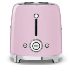Grille-pain TSF01PKEU 2 Tranches - Rose - SMEG -Café Soldes Boutique smeg toaster rose 3