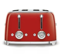 Toaster Smeg TSF03RDEU 4 Tranches Rouge -Café Soldes Boutique toast4tr rg