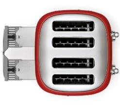 Toaster Smeg TSF03RDEU 4 Tranches Rouge -Café Soldes Boutique toaster4t rge