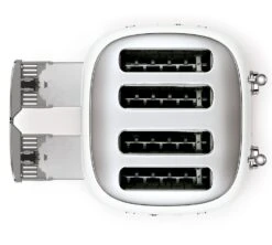 Toaster TSF03WHEU 4 Tranches Blanc - SMEG -Café Soldes Boutique toaster4tr blanc