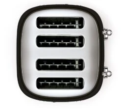 Grille-pain Smeg TSF03BLEU 4 Tranches - Noir -Café Soldes Boutique toaster4tr noir6