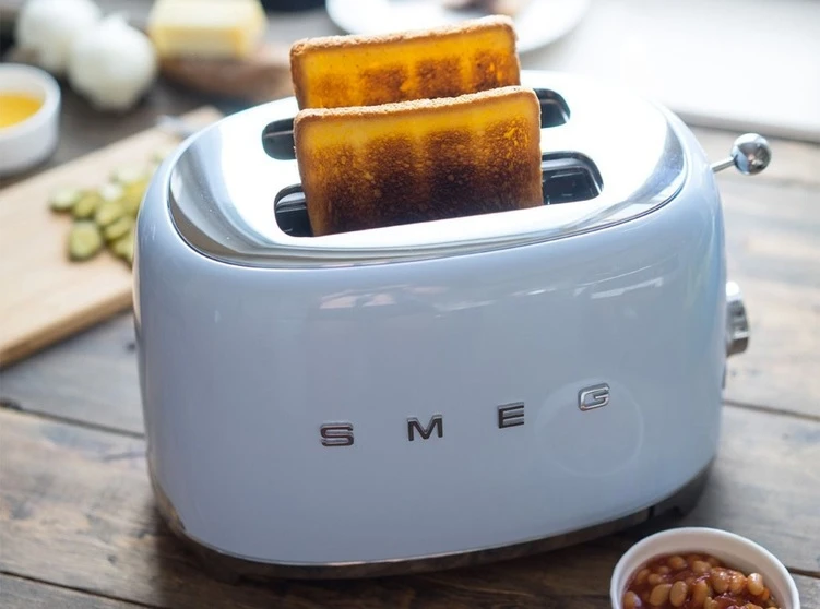 Grille-pain TSF01PBEU 2 Tranches Bleu Azur - SMEG 7 Grille-pain TSF01PBEU 2 Tranches Bleu Azur - SMEG – Image 5