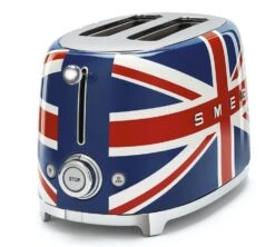 Grille-pain TSF01UJEU 2 Tranches Années 50 Union Jack - SMEG -Café Soldes Boutique toaster jack5