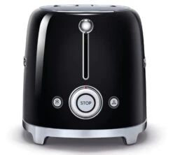 Grille-pain TSF01BLEU 2 Tranches Noir - SMEG 8 Grille-pain TSF01BLEU 2 Tranches Noir - SMEG -Café Soldes Boutique toaster noir boutons