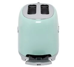 Grille-pain TSF01PGEU 2 Tranches Vert D'eau - SMEG -Café Soldes Boutique toaster verredeau cote