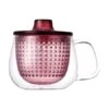 Mug Unimug + Infuseur à Thé Rouge - 35clc - KINTO -Café Soldes Boutique unimug rouge