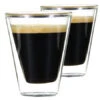 2 Verres Double Paroi Caffeino 8.5 Cl - Bormioli Rocco -Café Soldes Boutique verre caffeino double paroi bormioli