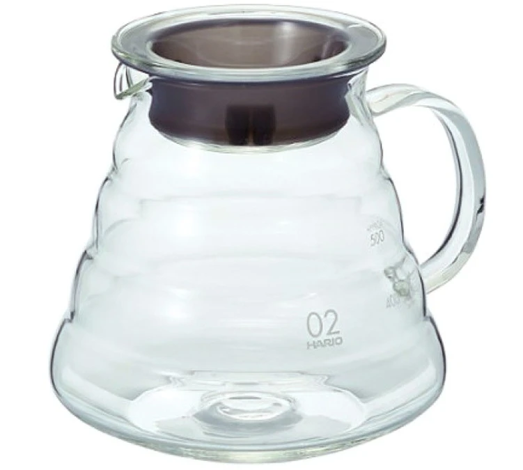 Carafe HARIO 2-5 Tasses En Verre Avec Support Pour V60 3 Carafe HARIO 2-5 Tasses En Verre Avec Support Pour V60