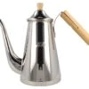 Bouilloire Traditionnelle Kalita Drip Pot Inox 700 SSW Col De Cygne -Café Soldes Boutique verseuse inox et bois kalita